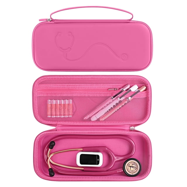 Funda para estetoscopio Stukcaze para 3M Littmann Classic III, rosa