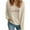 Khaki, variant on ibuvkizy Womens Sweatshirt Round Neck Lover's Love Print Sweatshirt Long Sleeved Pullover Top/shirt White,XS