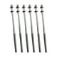 thumbnail image 4 of 6 varillas de tensión para tambor con arandelas, pernos de orejeta de tambor de 5 mm, tornillos de fijación para tambor M5x110mm, 4 of 9