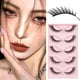 thumbnail image 3 of Pestañas postizas TQEHS Cat Eye 3D 5 pares color negro, 3 of 6