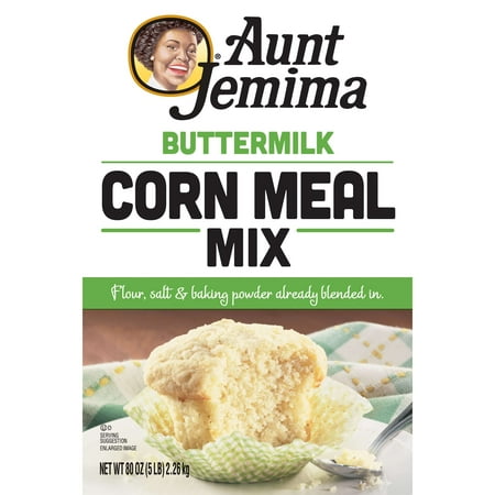 Aunt Jemima Buttermilk White Corn Meal Mix 5 lb. Bag - Walmart.com