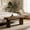 Dark Brown, variant on Fnova 47.24" Entryway Bench, Farmhouse Wooden Shoe Bench, Indoor End of Bed Stool for 1-2, Long Kitchen Table Seat Dining Seat for Entryway, Hallway, Living Room