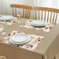 thumbnail image 3 of Shiba Inu Summer Placemats Table Placemats Set Of 4-Linen Kitchen Washable Placemats Table Mats 11.8"x17.7"Non-Slip Heat Resistant, 3 of 6