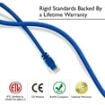 thumbnail image 6 of Ethernet Cable LAN Network Cat6 Internet Modem Blue RJ45 Patch Cord Bulk 5 Core ET 20FT BLU, 6 of 9