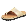 thumbnail image 4 of Sandalias de plataforma Zulema Oro 39 para mujer, 4 of 8