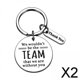 thumbnail image 1 of Llavero de Trabajo CUTICAT 2 Piezas de Metal para Hombres y Mujeres, 1 of 8