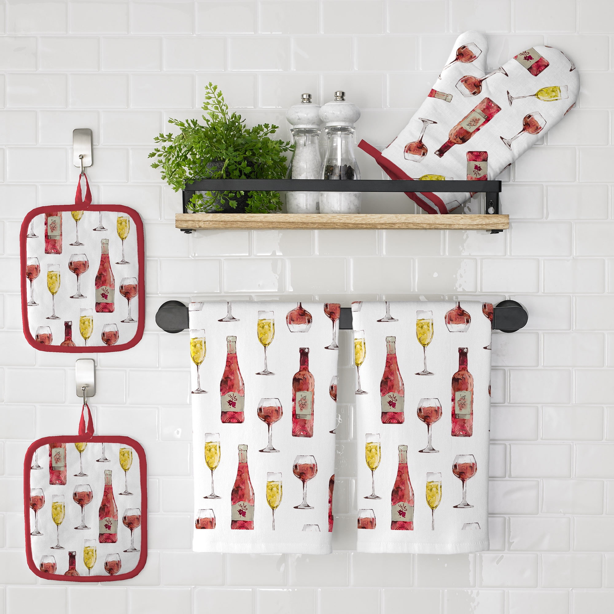 Cactus Blooms Oven Mitt + Pot Holder Set – therapy boutiques