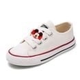 thumbnail image 1 of Disney Mickey Mouse Kids Shoes for Girl Stitch Boys Canvas Shoes Breathable Sneakers Fashion Boots Student Casual Shoes Lace Up29(18cm insole) Gao Jinjia LED, 1 of 2