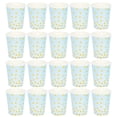 thumbnail image 2 of Paper Coffee Cups, Disposable Hot Cups Disposable Cup Water Paper Cups 3.3 X 2.9 X 2.9In  For Tea For Water For  For Coffee Pink,Blue,White, 2 of 8