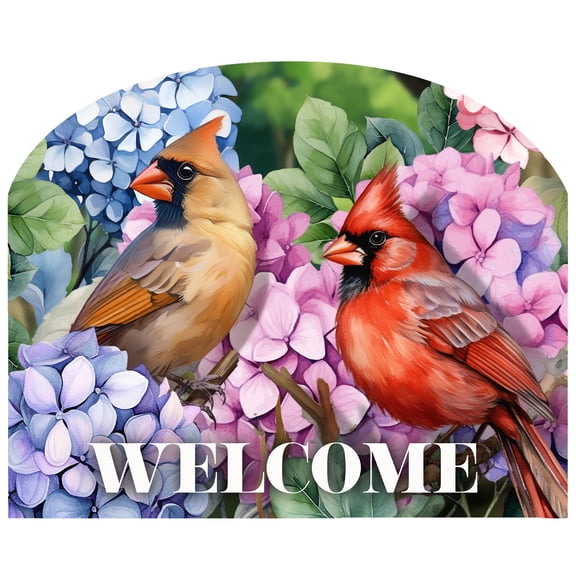 Briarwood Lane Spring Art Sign 8.25x10.25 Perched Cardinals For Spring Art Sign