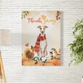 thumbnail image 2 of Happy Thanksgiving Whippet with Turkey Pumpkins Autumn Vibes Vertical Matte Canvas Poster Dog Lover Wall Art Home Decor - 12018, 2 of 5
