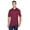 Maroon, variant on UltraClub 8405 Men's Cool & Dry Sport Polo