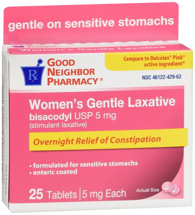 GNP Women's Laxative Gentle Tablets, 25ct