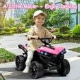 thumbnail image 5 of Kids ATV 4 Wheeler, 6V Ride-On Car Toy for Children Ages 1-5, 1.8 Mph Max Speed, Music,Led Lights,Electric Vehicle Quad Car for Kids, 5 of 8