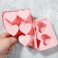 thumbnail image 4 of Homerr Heart Shaped Ice Tray Non-stick Molds Heart Shaped Silicone Ice Cube Trays 10 Cavities Easy Release DIY Love Heart Ice Cubes Chocolate Candy for Cocktails Whiskey BPA, 4 of 11