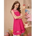 thumbnail image 3 of Arshiner Girls Elegant Dresses Sleeveless Round Neck A-line Party Dance Graduation Mesh Dress, 3 of 6
