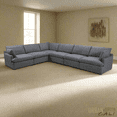 thumbnail image 2 of Urban Cali Grand Canapé Sectionnel Modulaire en L Long Beach (Gris Bleu), 2 of 42