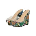 thumbnail image 5 of Women Transparent Open Toe Platform Wedge Heel Slide Mule Sandal 18994, 5 of 6