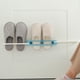 thumbnail image 5 of CaiYueKe No Drill Wall Mounted Shoe Rack Bathroom Organizer Over Door Storage Foldable Towel Rack Space Saving Dorm Apartment Entryway Hanging Shoe Shelf Adhesive Hook Holder, 5 of 7