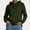 Army Green, variant on Josdec Drawstring Hooded Sweatshirts for Women Solid Color Long Sleeve Pullover Kangaroo Pocket Side Split Hem Casual Hoodies S-2XL
