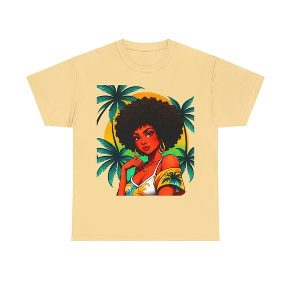 Caribbean Queen Unisex Cotton Tee