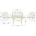 thumbnail image 5 of Safavieh Sophie Outdoor Traditional 4 Piece Living Set, 5 of 6