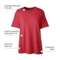 thumbnail image 4 of Lands' End Essentials Women's Short-Sleeve Soft Cotton T-Shirt - Tailored Feminine Fit, 4 of 5