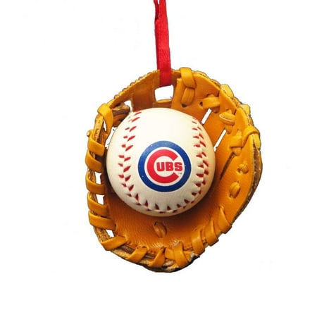kurt adler 2 5 quot cubs baseball in glove ornament walmart com christmas mart chicago