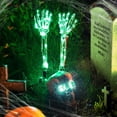 thumbnail image 3 of Estacas de mano de esqueleto LED para decoración de Halloween, estacas de esqueleto de aspecto realista, estacas de césped de patio de graveard, 3 of 4