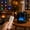 Black, variant on Jellyfish Aroma Diffuser Portable Aurora Flame Diffuser,300ml Ultrasonic Cold Mist Humidifier,7-color aurora light Essential Oil Diffuser w/Auto-Off Function,for Home Room,Bedroom