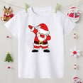 thumbnail image 4 of Camisetas con estampado de Papá Noel para Navidad, ropa a juego para la familia, para madre, padre e hijos, mameluco para bebé, atuendo de fiesta, camisetas de aspecto familiar, 4 of 5
