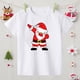 thumbnail image 4 of Camisetas con estampado de Papá Noel para Navidad, ropa a juego para la familia, para madre, padre e hijos, mameluco para bebé, atuendo de fiesta, camisetas de aspecto familiar, 4 of 5