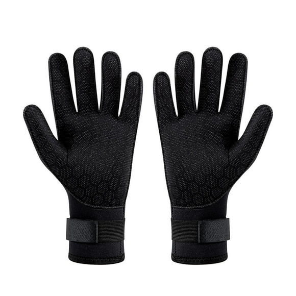 ziyahi Gants en Néoprène 3 mm Antidérapants Gants de Combinaison L Plongée en Apnée Pêche Hommes pour Femmes Noir G