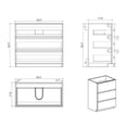 thumbnail image 3 of 36" Vanity - Smooth & Silent Drawer Operation - Modern Bathroom Ambiance - Relaxing Daily Use, 3 of 4
