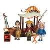 Disney Raya and The Last Dragon 6 inch Raya Doll and Crew Shrimp Boat Petite Playset, Includes 14 Pieces, Ages 4+