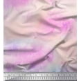 thumbnail image 1 of Soimoi Satin Silk Fabric Ombre Tie-Dye Decor Fabric Printed Yard 42 Inch Wide, 1 of 1