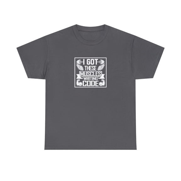 I Got These Muscles Writing Code Shirt, Christmas Gift, Birthday - ID: 1136