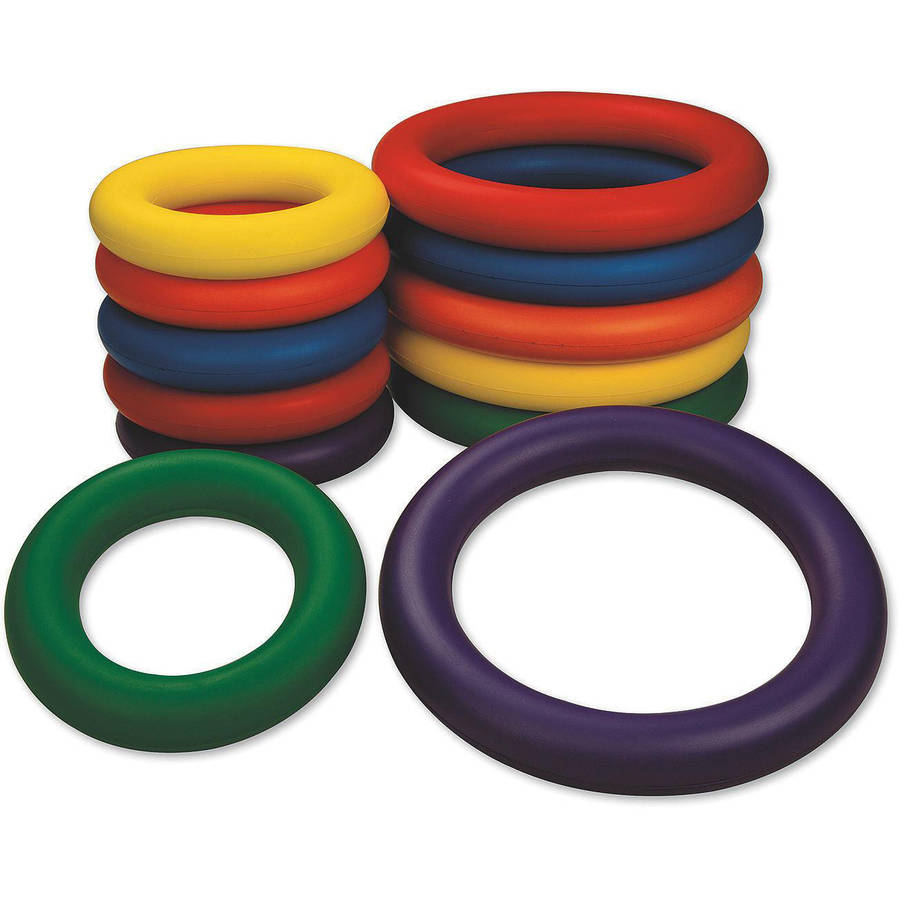 S&S Worldwide Foam Ring Sets, Set of 6, 10"