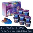 thumbnail image 2 of Slime kit-Slime Slime 36 Count - Bulk Galaxy Slime Cups, Non-Sticky gui gui Slime, Perfect Party Supplies, 2 of 6