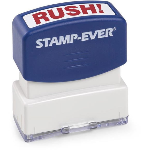 Trodat TDT5965 Pre-Inked Rush Stamp, Red