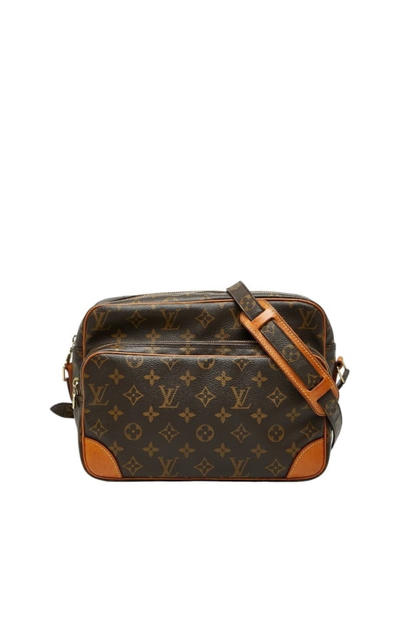 Pre-Owned Louis Vuitton Monogram Nile Crossbody Shoulder Bag M45244 Brown Leather... (Good)