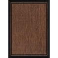 thumbnail image 2 of Indoor Outdoor Rug  8x10 Bordered Nut Brown Black Modern Area Rugs For And Patios Kitchen Hallway Mats Washable Porch Deck Outside Carpet (bordered 8 X 10), 2 of 9