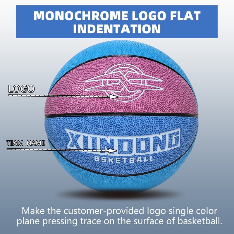 Customized Basketballs,In&Outdoor Soft Leather Official Size 7/6/5 Ball For Boys Girls Basketball Gifts Game Training(Deflated)