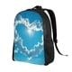 thumbnail image 2 of Fotbe Heart Shaped Cloud Mochila de Viaje para Laptop, Mochila Ejecutiva Delgada y Resistente 15.6", 2 of 8