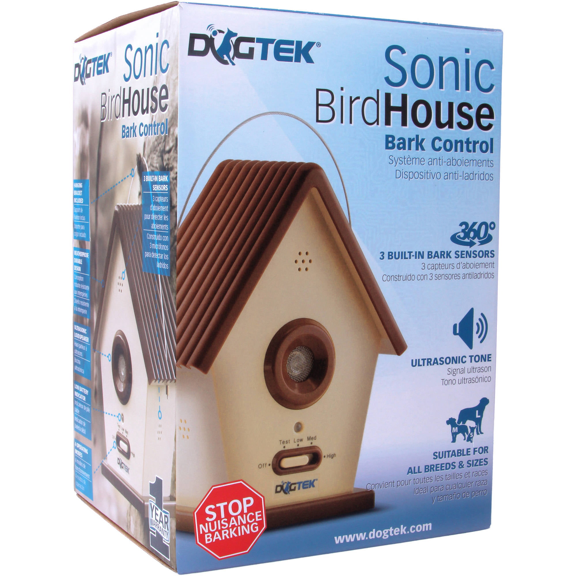 Sonic Bark Deterrents Ultrasonic Anti Barking Anti Barking Device Dog Bark Contrl Outdoor Birdhouse Bark Control Device 