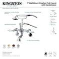 thumbnail image 2 of Kingston Brass CC55T8 Adjustable Center Wall Mount Tub CC55T8, 2 of 2
