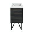 thumbnail image 5 of Annecy 36 in. Black Walnut Bathroom Vanity With White, 3-Hole Ceramic Sink Top, 5 of 7