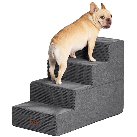 Escalera para perros EHEYCIGA de 4 peldaños para cama alta de 50 cm de alto para perros pequeños