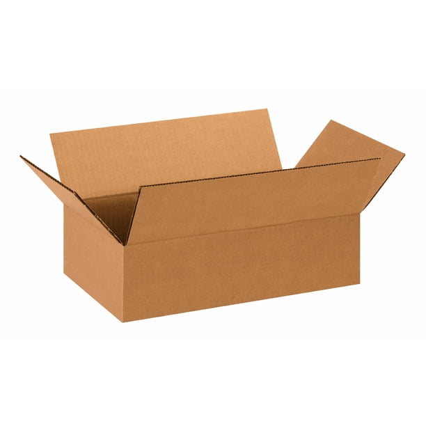 AVIDITI 14 x 8 x 4 cajas de cartón corrugado planas 14 pulgadas de largo x 8 pulgadas de ancho x 4 pulgadas de alto Paquete de 25 | Caja de almacenamiento móvil de embalaje de envío para cajas a grane