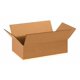 thumbnail image 1 of AVIDITI 14 x 8 x 4 cajas de cartón corrugado planas 14 pulgadas de largo x 8 pulgadas de ancho x 4 pulgadas de alto Paquete de 25 | Caja de almacenamiento móvil de embalaje de envío para cajas a grane, 1 of 5
